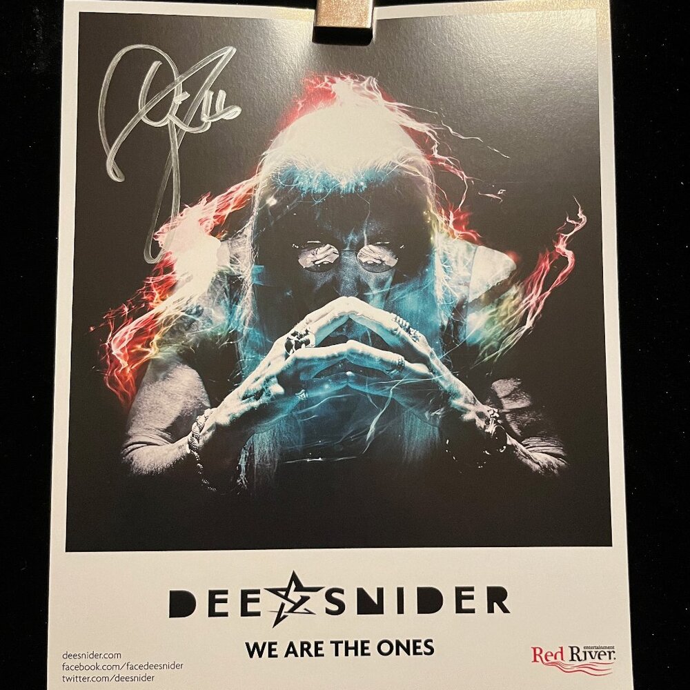 Dee Snider Signed Autographed 8x10 Photo We Are The Ones 2016 Twisted Sister